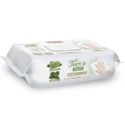 Baby Turco Doğadan Yüzey Temizlik Havlusu 100lü - 3