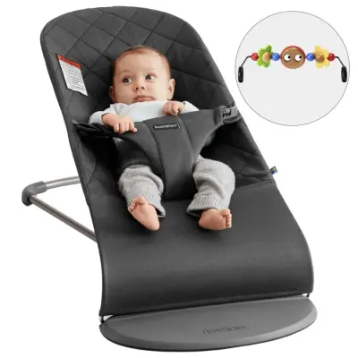 Babybjörn Balance Bliss Ana Kucağı Cotton Oyuncaklı Anthracite 