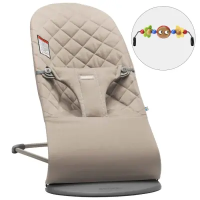 Babybjörn Balance Bliss Ana Kucağı Cotton Oyuncaklı Sand Grey 