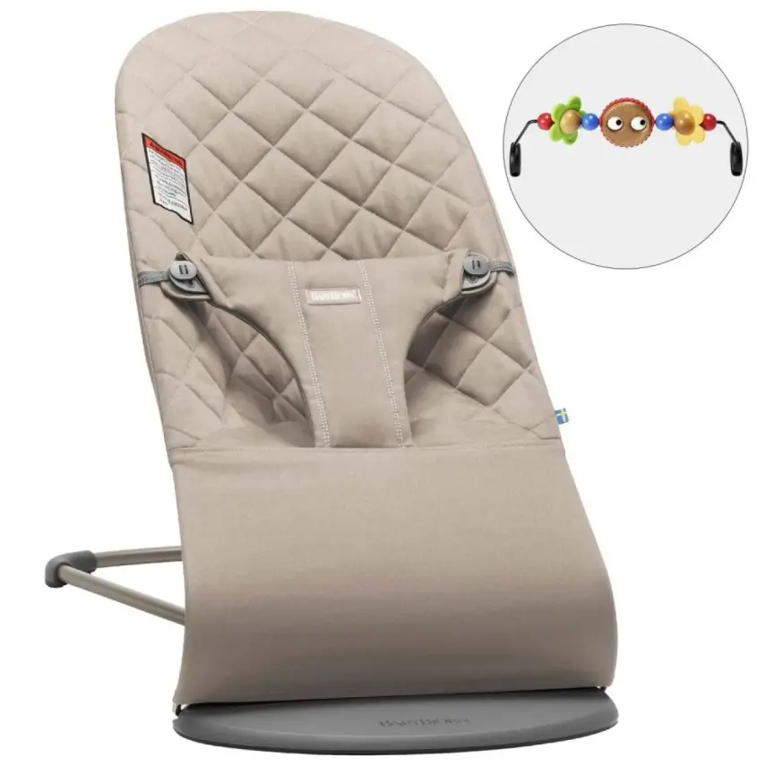 Babybjörn Balance Bliss Ana Kucağı Cotton Oyuncaklı Sand Grey - 1