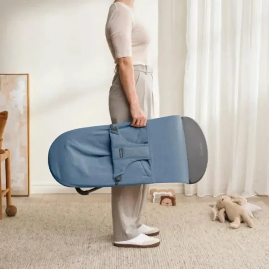 Babybjörn Balance Bliss Ana Kucağı Woven Melange Blue - 2