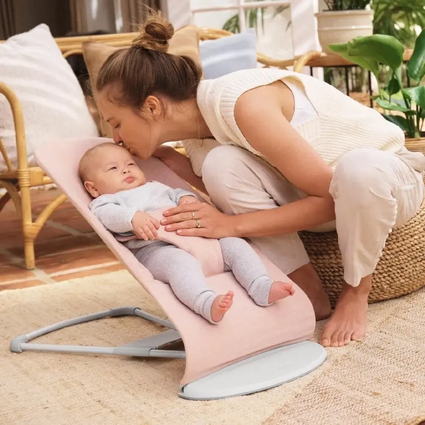 Babybjörn Balance Bliss Ana Kucağı Woven Melange Light Pink - 3