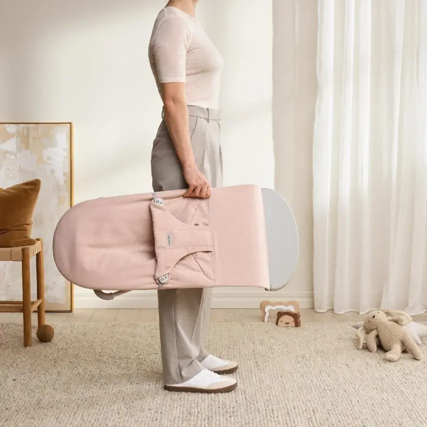 Babybjörn Balance Bliss Ana Kucağı Woven Melange Light Pink - 5