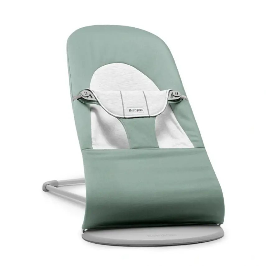 Babybjörn Balance Soft Ana Kucağı Woven Cotton Jersey Light Sage Green-Grey - 1