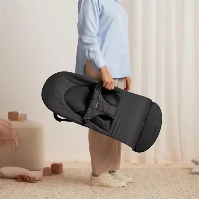 Babybjörn Balance Soft Ana Kucağı Woven Cotton Jersey Tri Fabric Dark Grey - 6