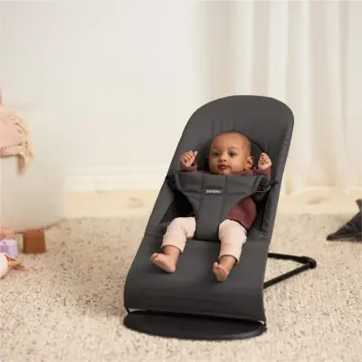 Babybjörn Balance Soft Ana Kucağı Woven Cotton Jersey Tri Fabric Dark Grey - 7