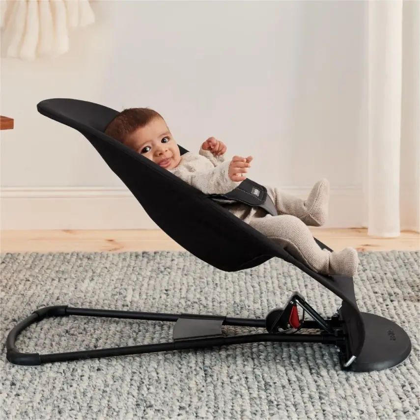 Babybjörn Balance Soft Ana Kucağı Woven Cotton Jersey Tri Fabric Dark Grey - 4