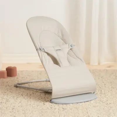 Babybjörn Balance Soft Ana Kucağı Woven Cotton Jersey Tri Fabric Light Beige - 5