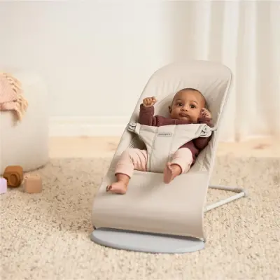 Babybjörn Balance Soft Ana Kucağı Woven Cotton Jersey Tri Fabric Light Beige - 7