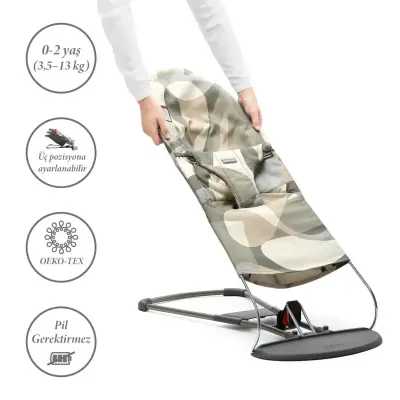 Babybjörn Bliss Ana Kucağı Cotton Khaki Green - 3