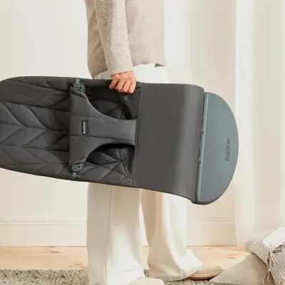 Babybjörn Bliss Ana Kucağı Petal Cotton Woven Anthracite - 4