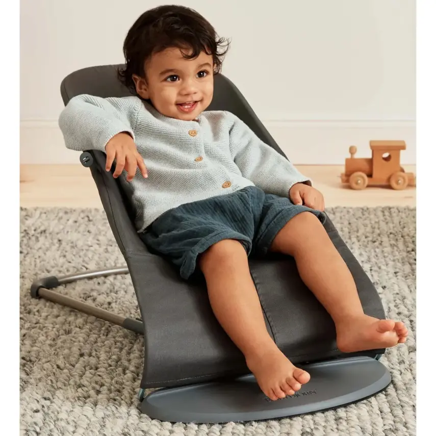 Babybjörn Bliss Ana Kucağı Petal Cotton Woven Anthracite - 5