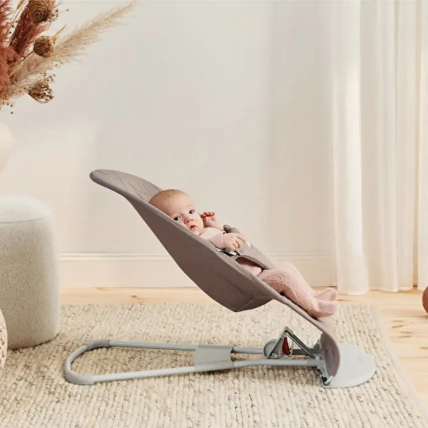 Babybjörn Bliss Ana Kucağı Petal Cotton Woven Sand Grey - 2