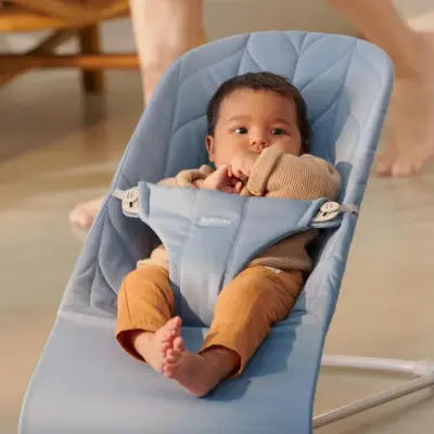 Babybjörn Bliss Ana Kucağı Woven Cotton Petal Blue - 5