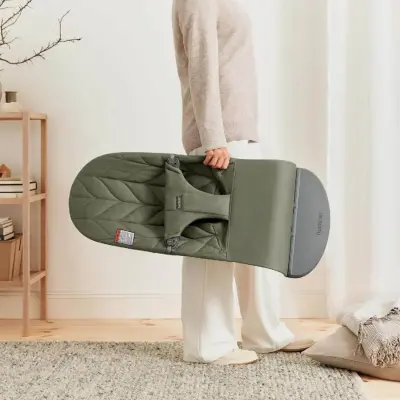 Babybjörn Bliss Ana Kucağı Woven Cotton Petal Dark Green - 2