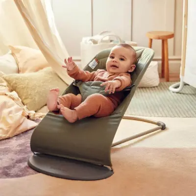 Babybjörn Bliss Ana Kucağı Woven Cotton Petal Dark Green - 6