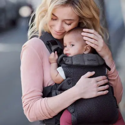 Babybjörn Kanguru Harmony 3D Mesh Silver - 7