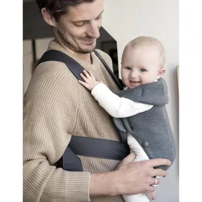 Babybjörn Kanguru Mini 3D Cotton Jersey Dark Grey - 2