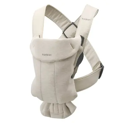 Babybjörn Kanguru Mini 3D Cotton Jersey Light Beige - 4