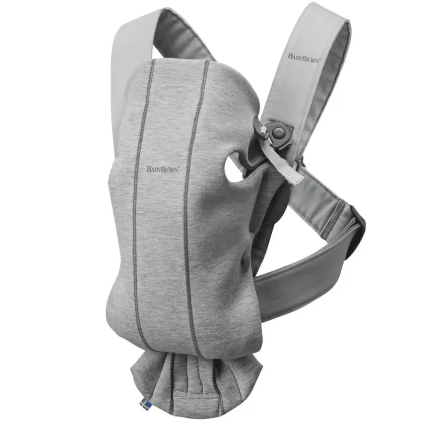 Babybjörn Kanguru Mini 3D Cotton Jersey Light Grey - 1