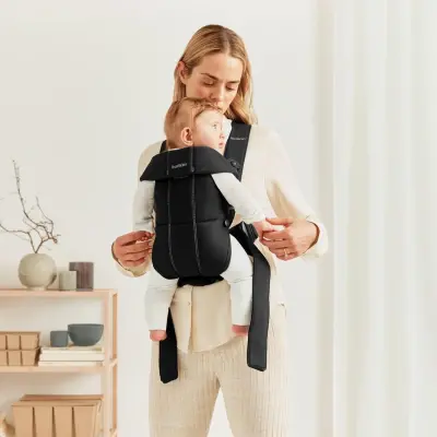 Babybjörn Kanguru Mini 3D Cotton Woven Black - 5