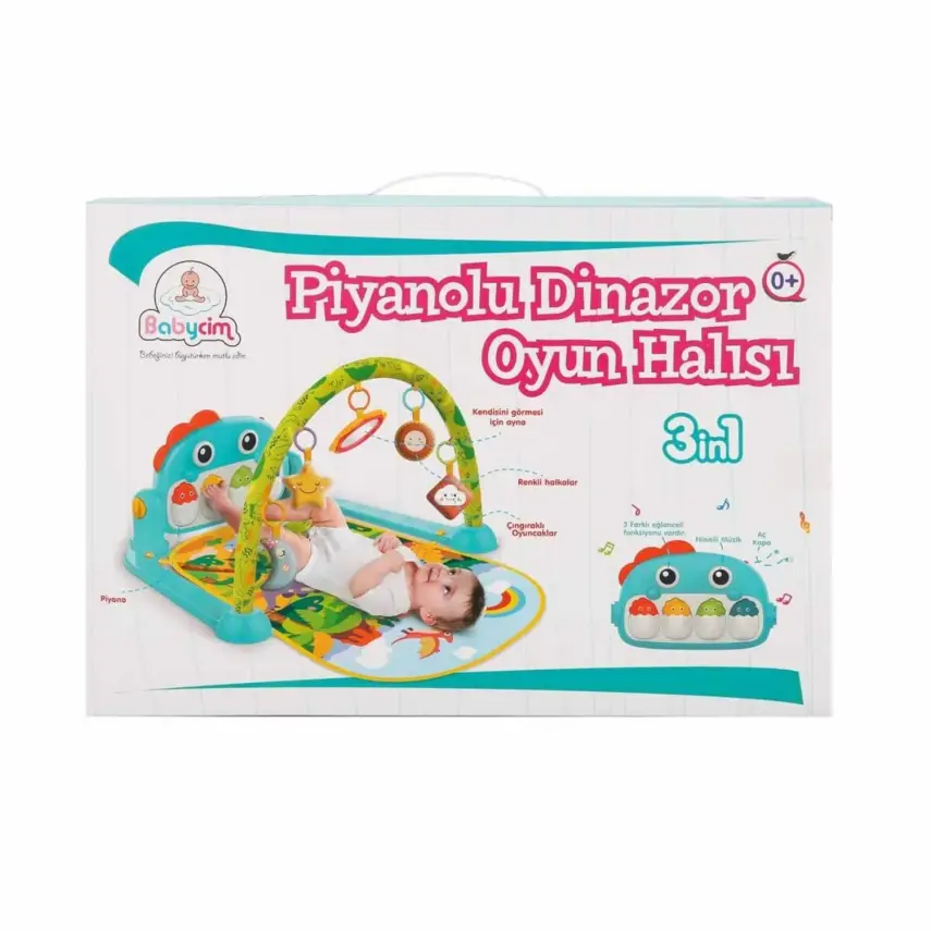 Babycim Dinozor Piyanolu Oyun Halısı - 6