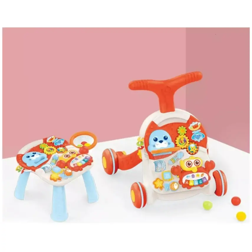 Babycim Hem Aktivite Masası Hem İlk Adım Arabası 2si 1 Arada - 9