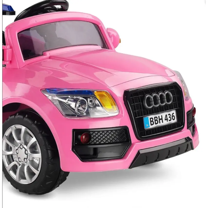 Babyhope 436 Akülü Araba Pembe - 4