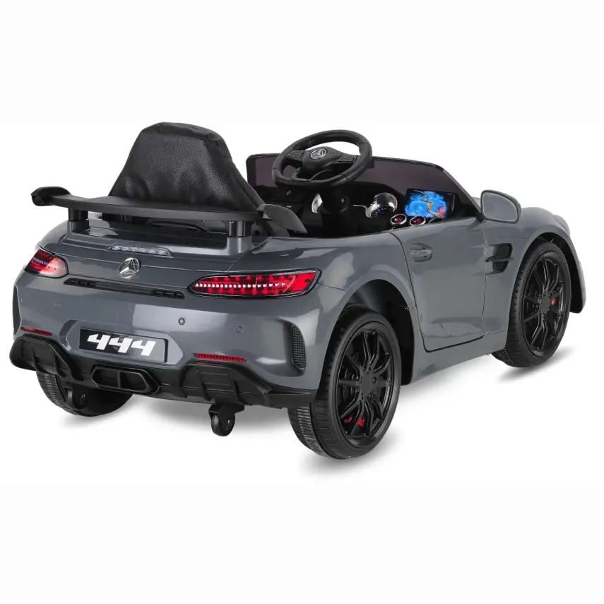 Babyhope 444 GTR Sport Akülü Araba Koyu Gri 12V - 3