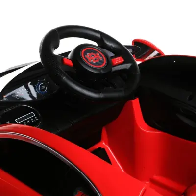 Babyhope Bugo Drive Akülü Araba 12 Volt Kırmızı - 5