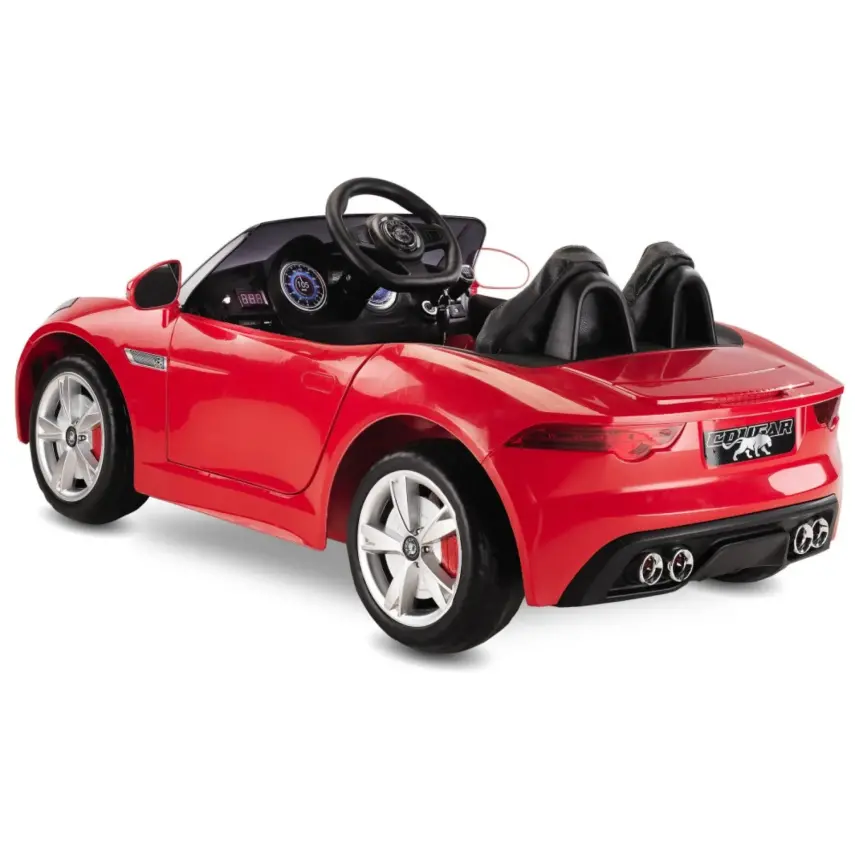 Babyhope Cougar Akülü Araba 12V Kırmızı - 4
