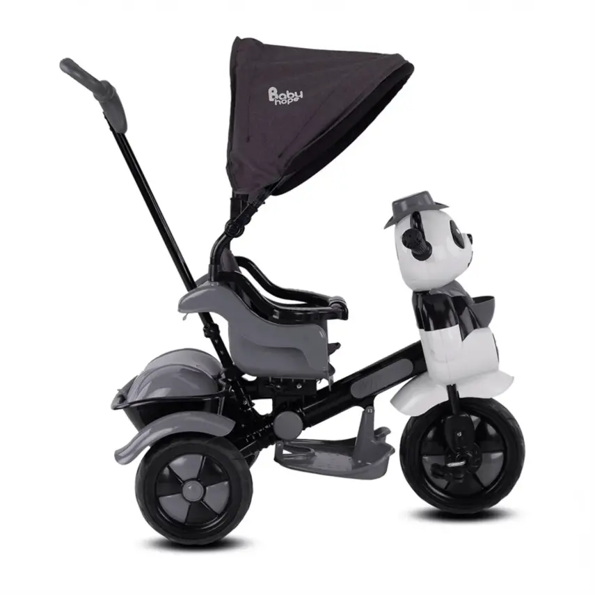 Babyhope Little Panda Lux Bisiklet Gri - 2