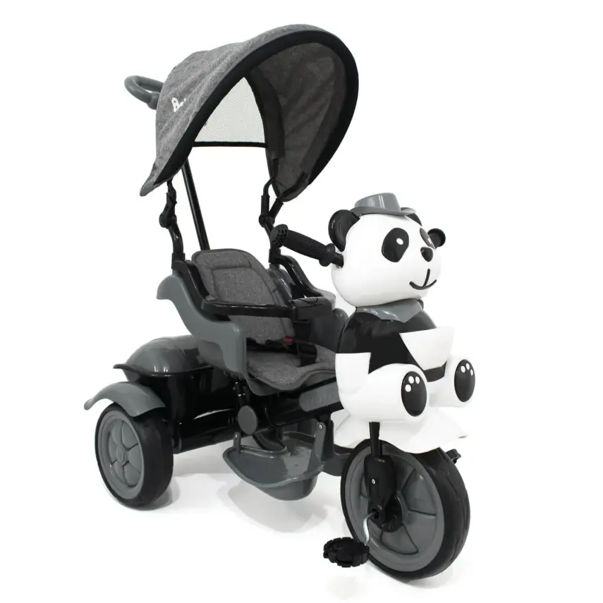 Babyhope Little Panda Lux Bisiklet Gri - 1
