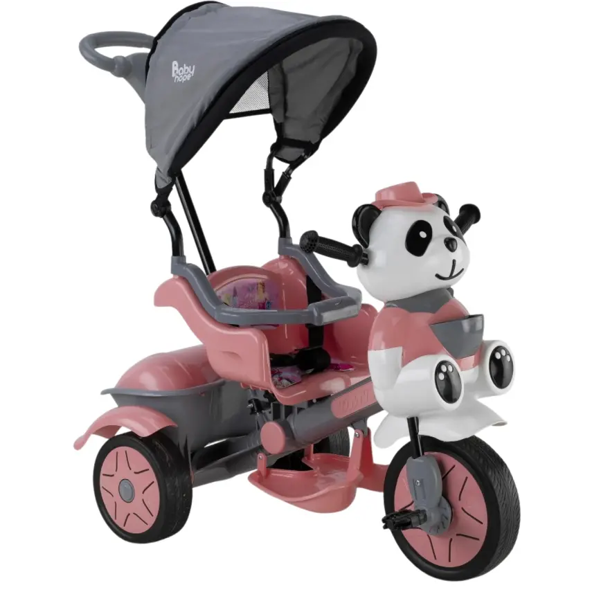 Babyhope Little Panda Lüx Bisiklet Pembe - 1
