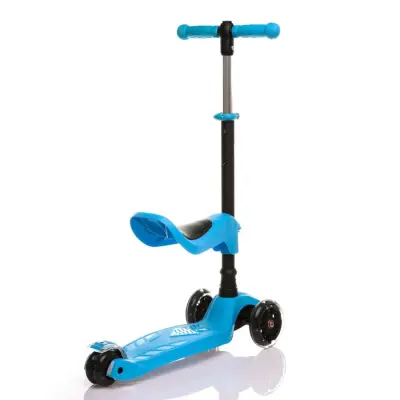 Babyhope Oturaklı Scooter 2in1 Mavi - 2