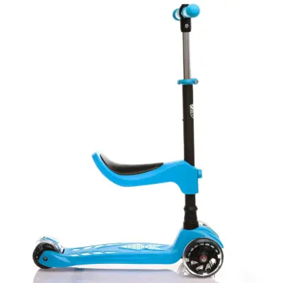 Babyhope Oturaklı Scooter 2in1 Mavi - 5