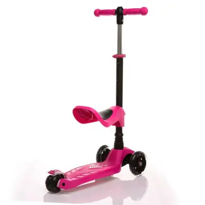 Babyhope Oturaklı Scooter 2in1 Pembe - 2