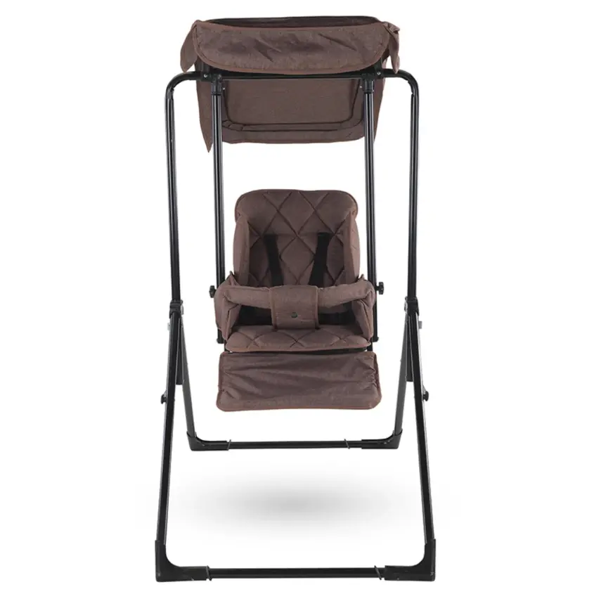 Babyhope Yatarlı Salıncak Kahverengi - 2