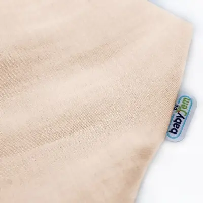 Babyjem Ahşap Diş Kaşıyıcılı Bürümcük Müslin Önlük Somon - 7