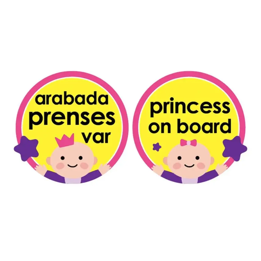 Babyjem Arabada Prenses Var Pembe - 1