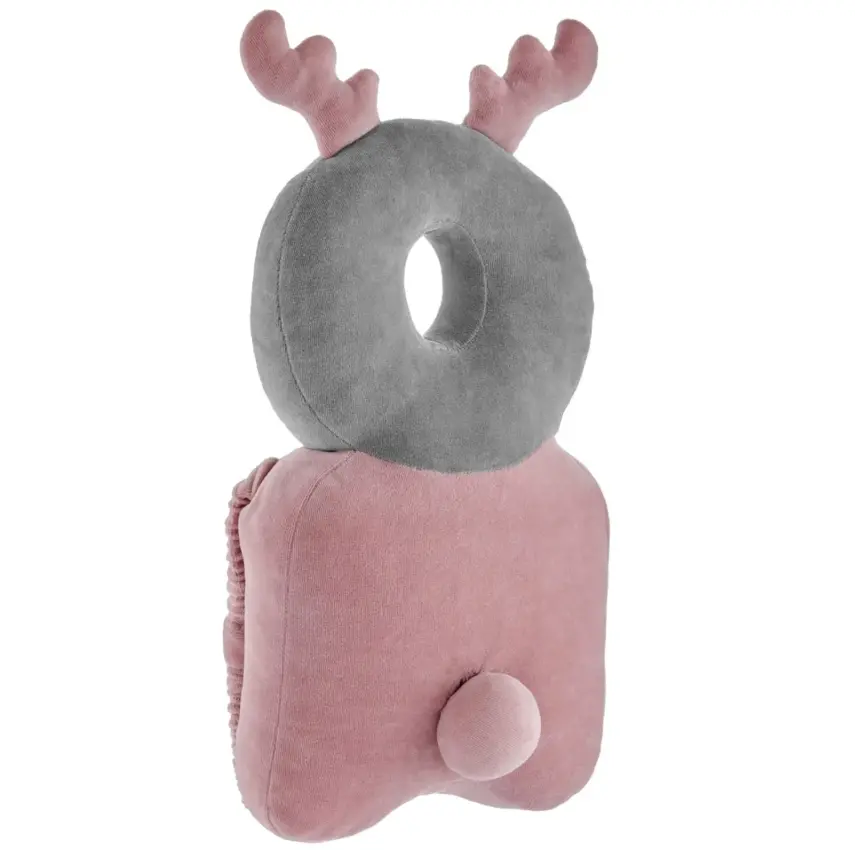 Babyjem Bebek Melek Kanadı Koruma Yastığı Kadife Pembe - 1