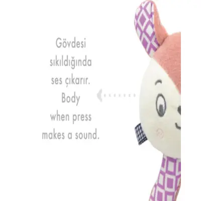 Babyjem Çıngıraklı Kedi Oyun Arkadaşım Sarı - 2