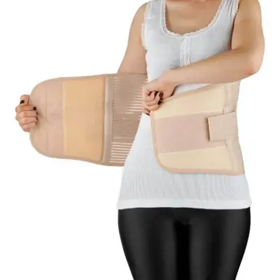 Babyjem Doğum Sonrası Balenli Toparlayıcı Korse Krem - 5