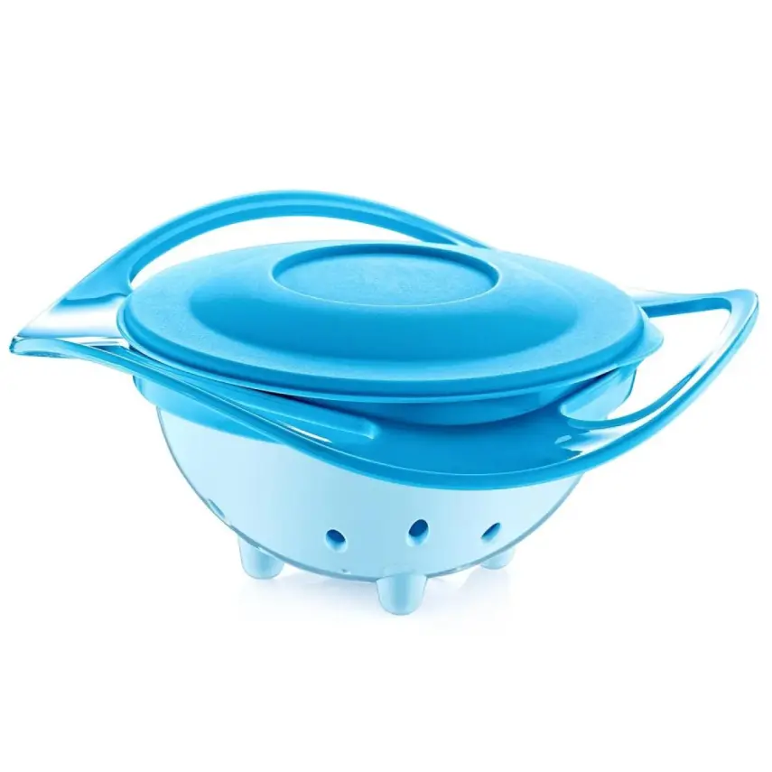 Babyjem Dökülmeyen Mama Tabağı Mavi - 1