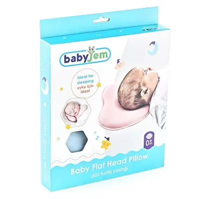 Babyjem Düz Kafa Yastığı Mavi - 6