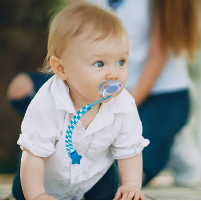 Babyjem Emzik Tutacağı Desenli Mavi Ayıcık - 2