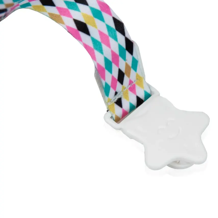 Babyjem Emzik Tutacağı Desenli Mavi Kurdele - 5