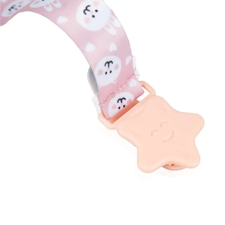 Babyjem Emzik Tutacağı Desenli Pembe Ayıcık - 10