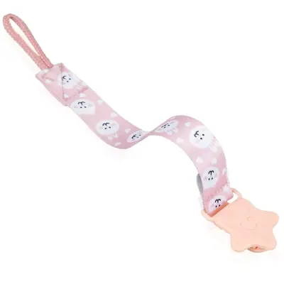 Babyjem Emzik Tutacağı Desenli Pembe Ayıcık - 2