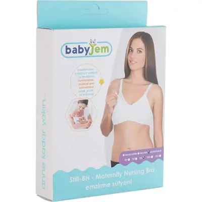 Babyjem Emzirme Sütyeni 100 Beden Beyaz - 4